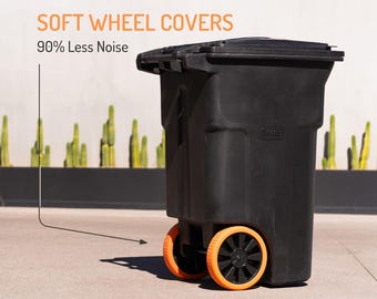 Stille wieldoppen voor prullenbak 10" - Good Neighbour-wielen