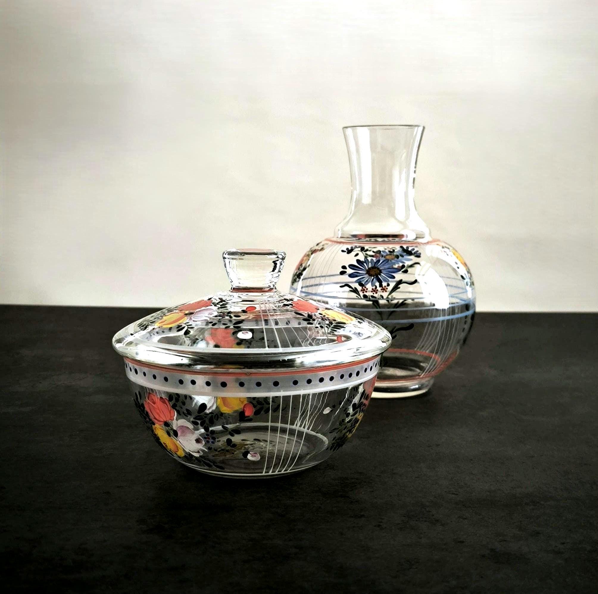 Czech bohemian crystal vase - Etsy 日本