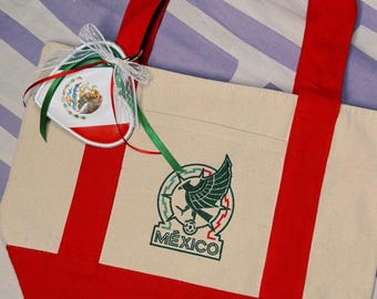 Mexico keychain, Mexico tote bag