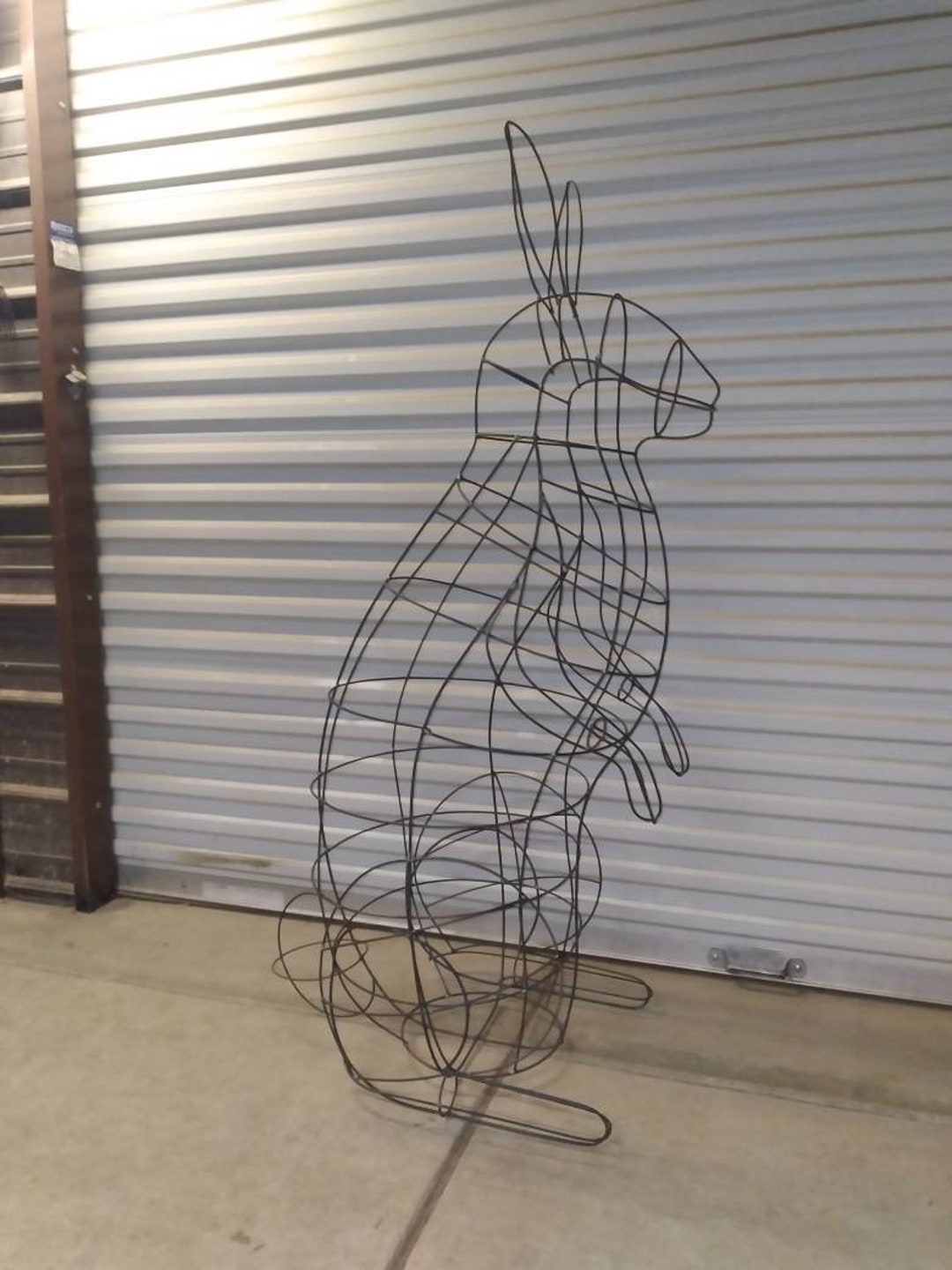 Rabbit Topiary Frame 5 Foot Etsy