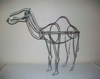 Camel Sculpture Topiary Yard Art