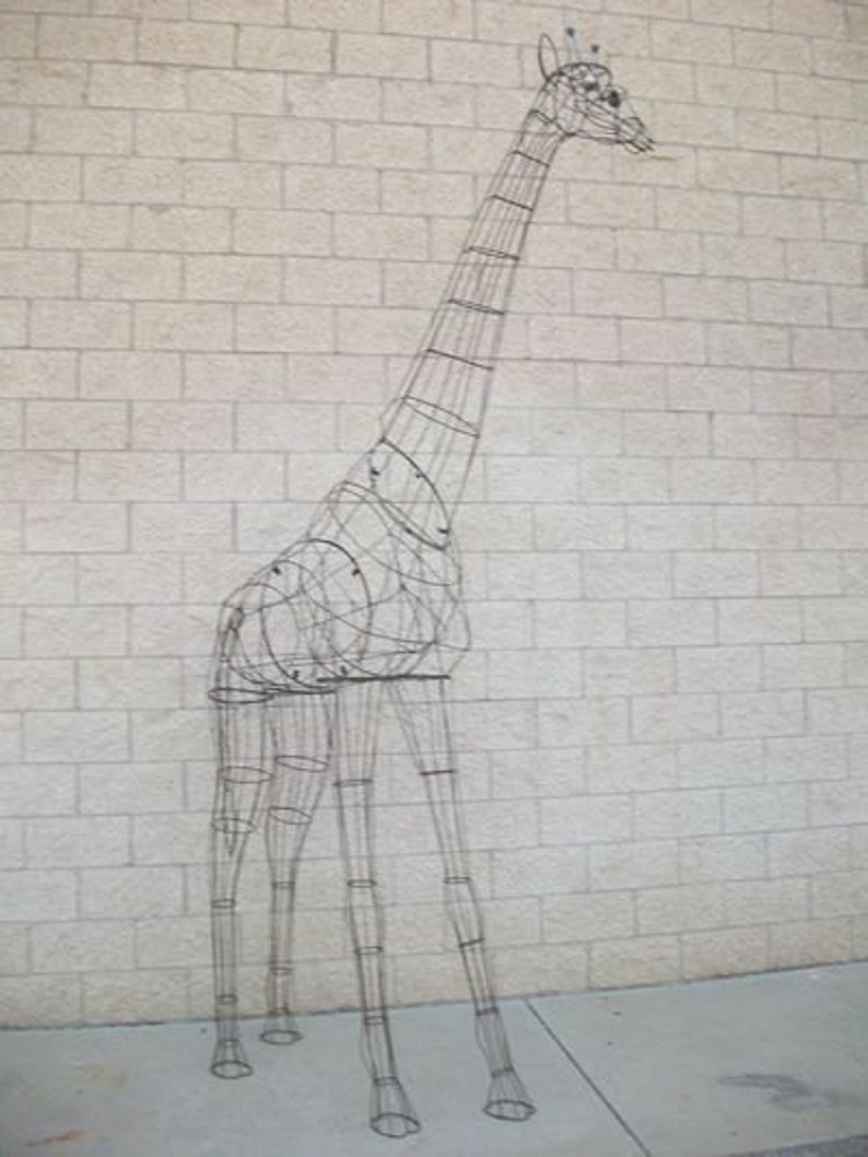 10 foot Giraffe Topiary Frame Etsy