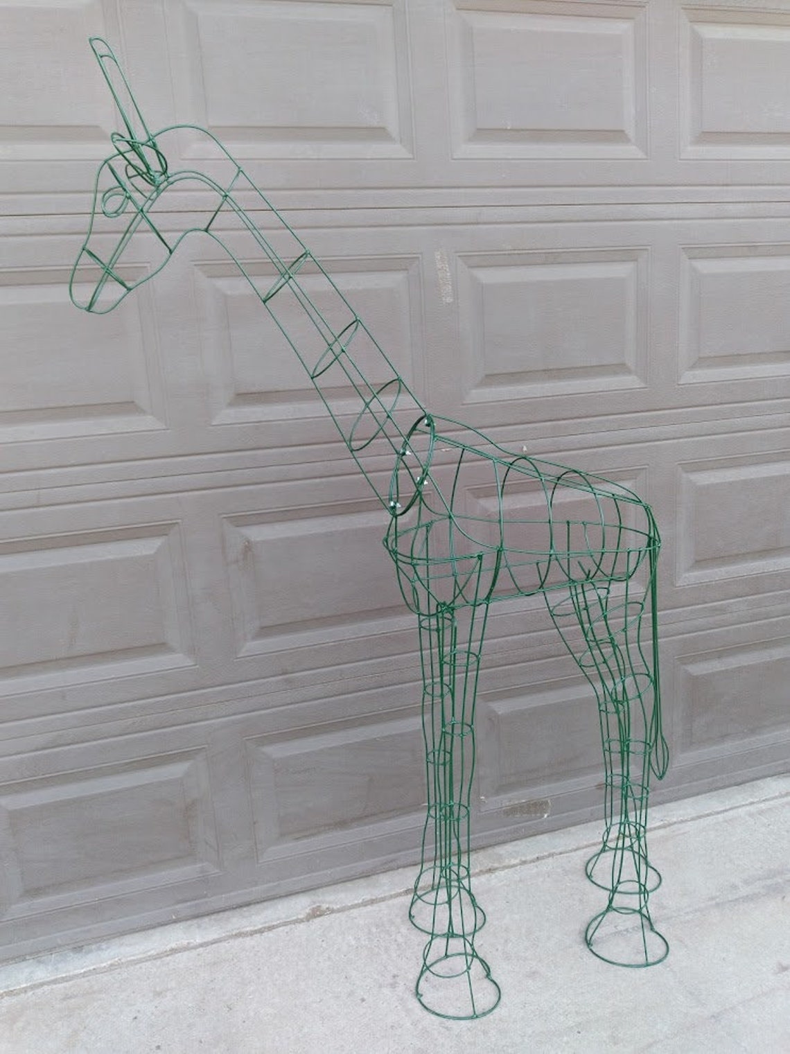 Giraffe Topiary Frame6foot Tall Etsy