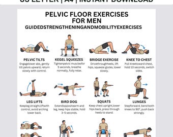 Exercise Kegel for Men,Exercises Kegel Chart, Guide Kegel Exercise, Home Workout Plan for Kegel Exercisers  Pdf, Exercise  Pdf