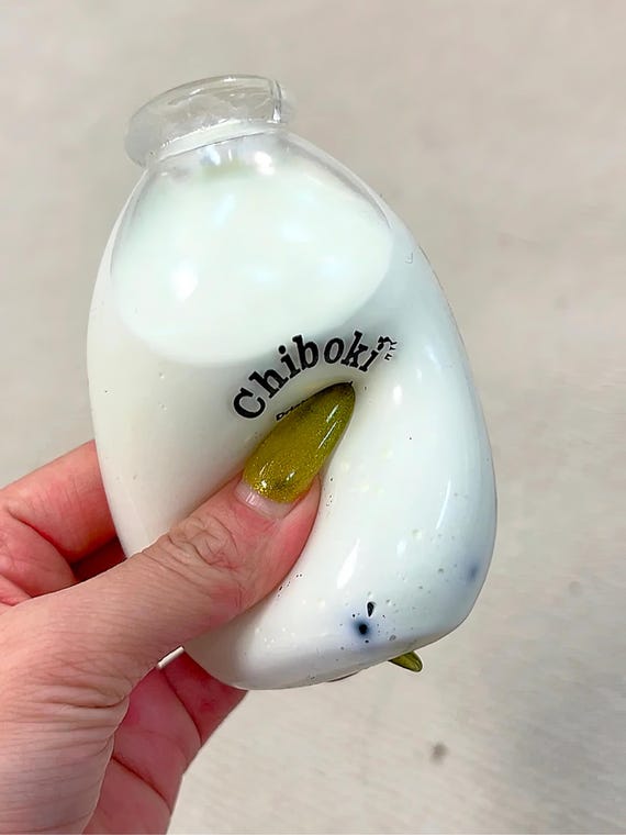 Handmade Bubble Tea Bottle Vacuum Stressball  | Ice Skin Crisp Decompression Manual Ball | Fidget Toy | Anti-Stress Gel Ball