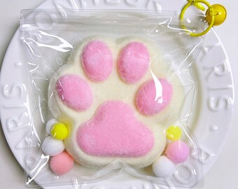 Taba Squishy Big Cat Paw Handmade Silicone Stress Relief Squishy Toy Novelty Toys 4.7 Inch