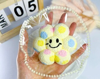 Smiley Blume Squishy Kuchen Spielzeug: Stressabbau, Angst Relief