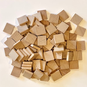 Blank Scrabble Tiles Bulk Set of 100