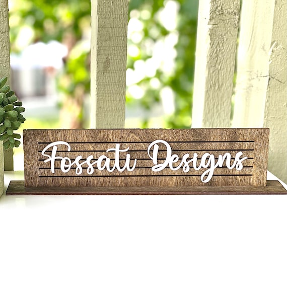 Mini name plate hot sale