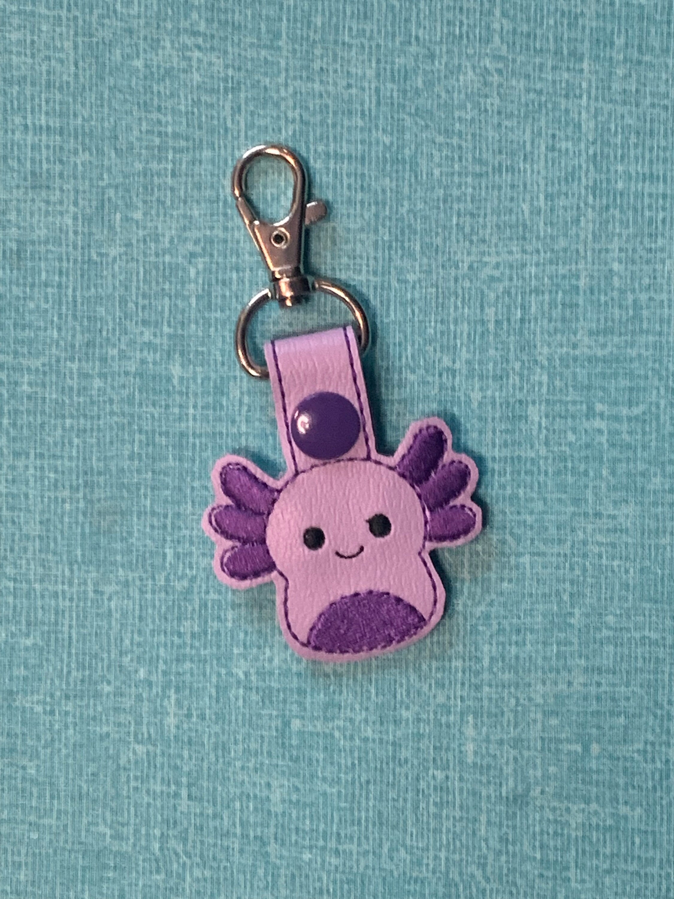 Axolotl Key Chain {pick Your Color} - Etsy