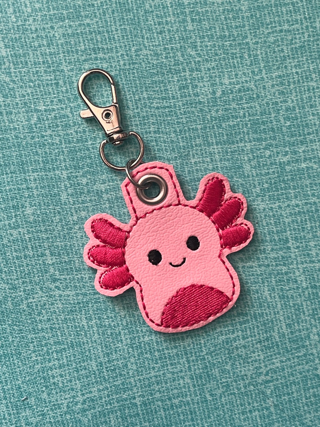 Axolotl Key Chain {pick Your Color} - Etsy