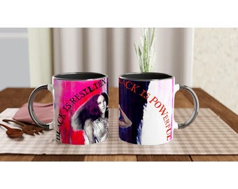 Multicolor 11oz Ceramic Mug with Color Inside