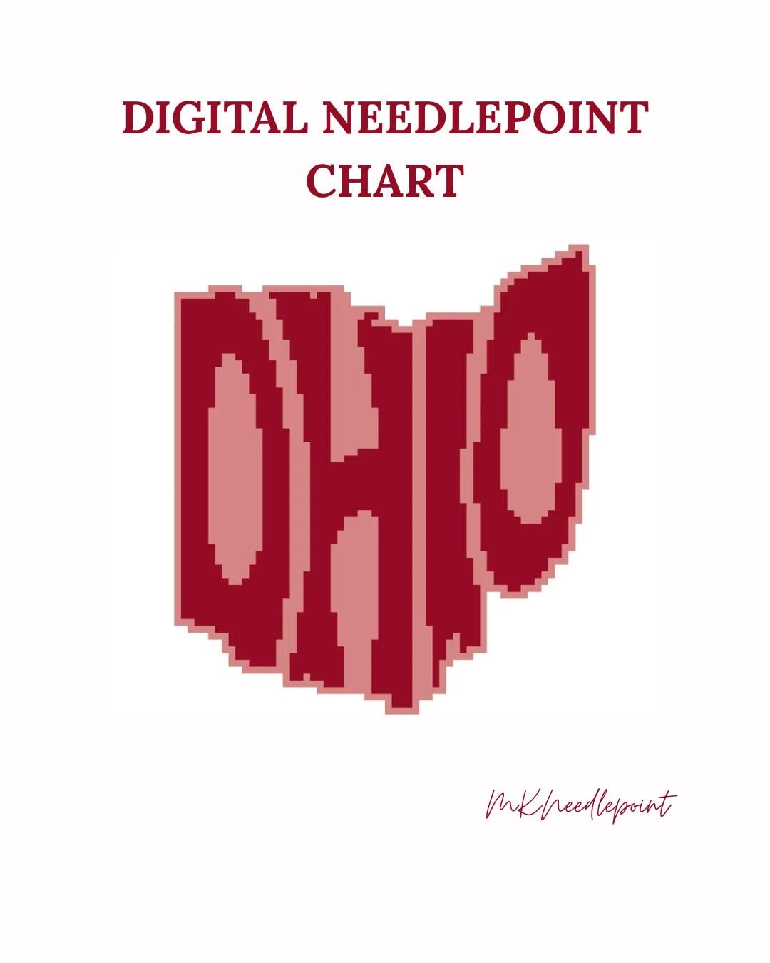 Ohio - Needlepoint Chart - Instant Download - Etsy