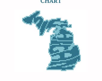 Michigan: borduurpatroon: direct downloaden
