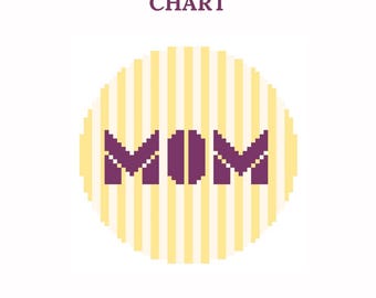 Mom Circle - Needlepoint Chart - instant download