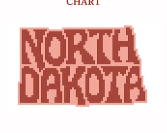 North Dakota: borduurpatroon: direct downloaden