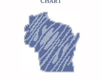 Wisconsin - Needlepoint Chart - instant download