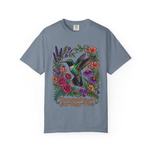 Hummingbird Shirt, Hummingbirds Are My Happy Place Tee, Bird Lover Gift image 10