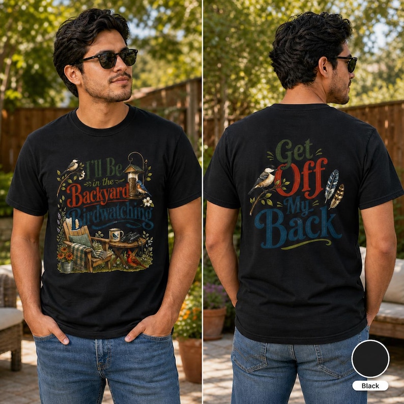 Front & Back — Black