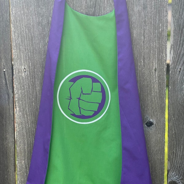 Hulk Cape - Handmade and Reversible