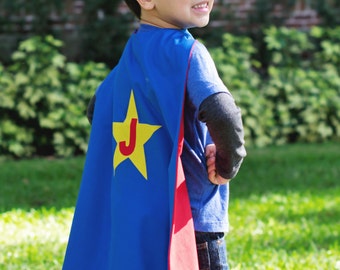 Custom Kid's Star Cape - Handmade and Reversible