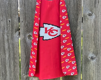 Kansas City Chiefs Cape - Handmade and Reversible