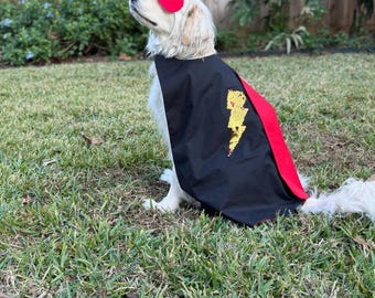 Color Change Sequin Kid's Bolt Cape - Handmade