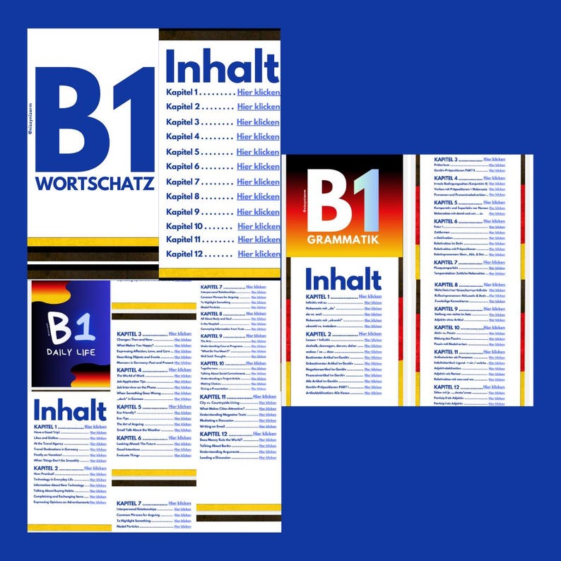 A1-B1 German Complete Study Notes | Vocabulary & Color-coded Cheat ...