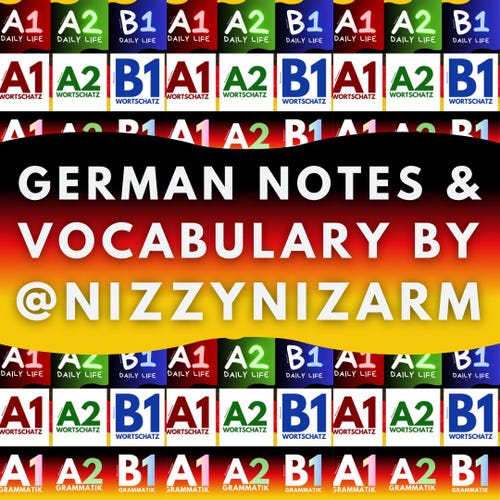 GermanNotesByNizzy - Etsy