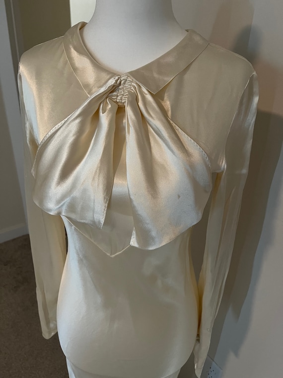 Sensational 1930s Silk Satin Wedding Gown - image 5