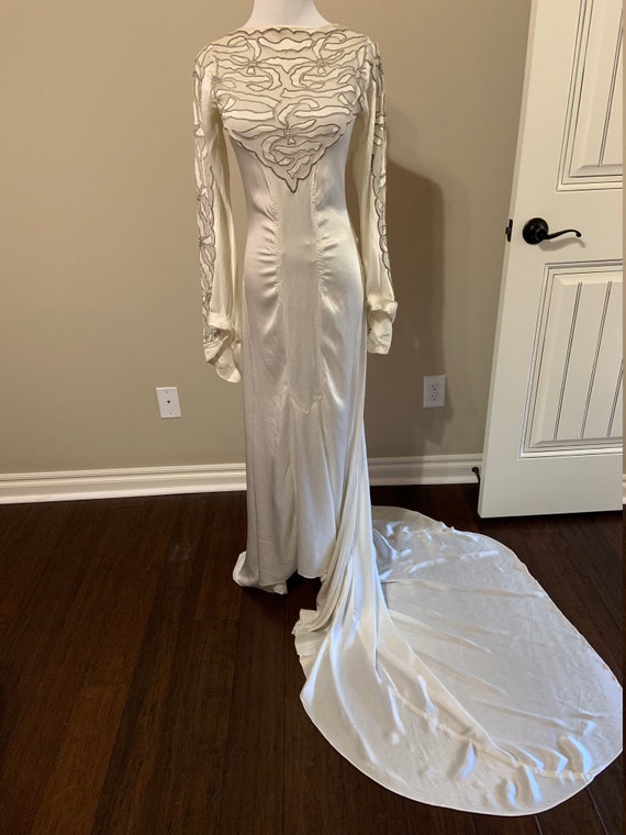 elegant silk wedding dresses