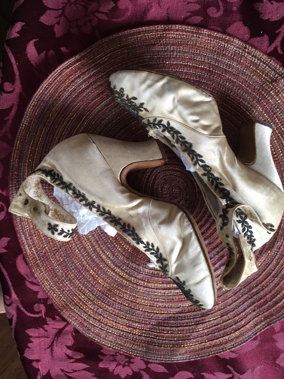 Spectacular Beaded Silk Wedding Shoes Gem