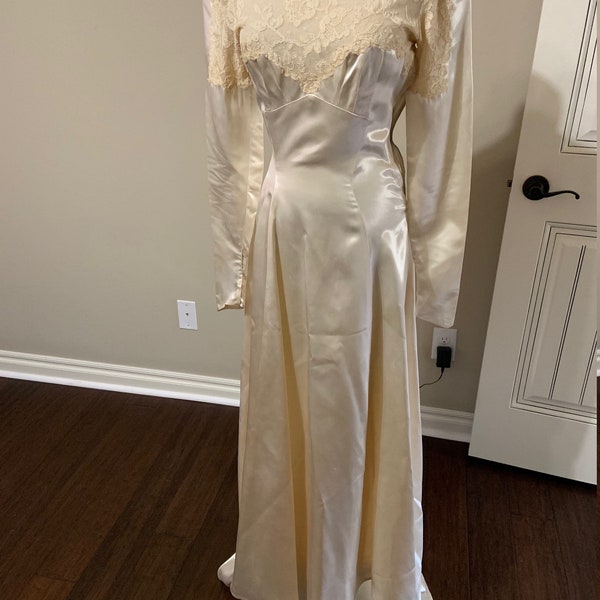 1940s Wedding Gown - Etsy
