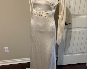 Silk Wedding Gown - Etsy