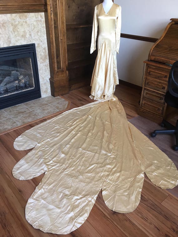 Couture Edwardian Era Wedding Gown