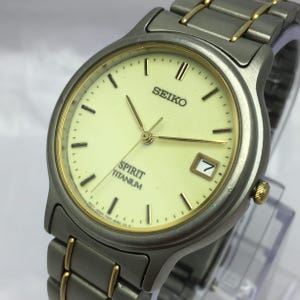 Seiko Spirit Titanium - Etsy