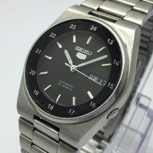 Seiko 5 Automatic 7S26-3160 Railway Time Day/Date Vintage Watch
