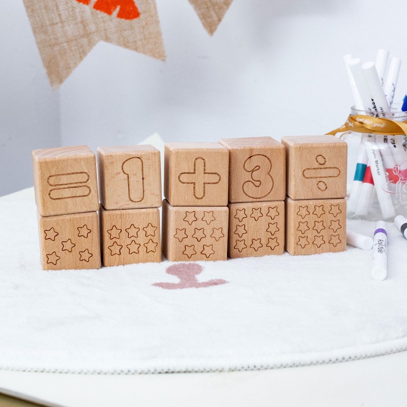 Baby Shower Activity,Color Your Own ABC Blocks, Laser Engraved ,Engraved Wooden Alphabet Blocks for Decorating Games and Activities image 7