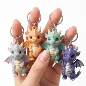Portachiavi Mini Drago STL – Modello 3D fantasy per stampa personale