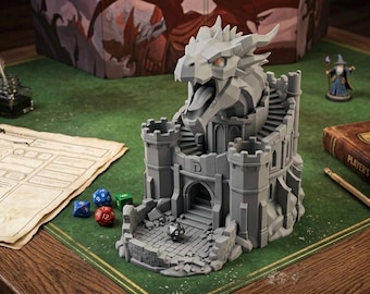 Drachenturm – Fantasy RPG Tabletop 3D Modell (STL Download)
