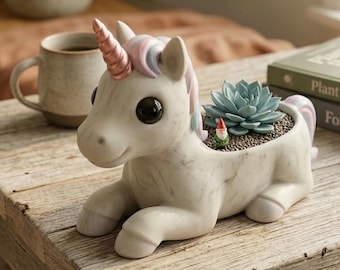 Einhorn Planter STL | Blumentopf 3D Modell (Digitaler Download)