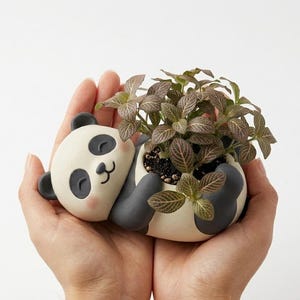 Panda Planter STL File | Adorable Animal Pot 3D Print Model (For Personal Use)