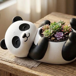 Panda Planter STL File | Adorable Animal Pot 3D Print Model (For Personal Use)