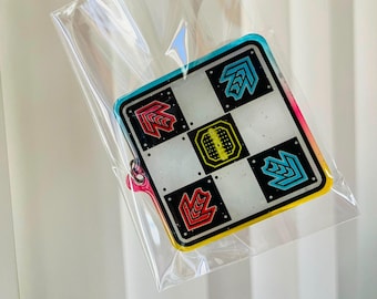 PIU Pad Acrylic Keychains.
