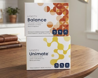 Unimate Yerba Mate Drink Mix – Natural Lemon Flavor, 30 Sachets (Dietary Supplement)