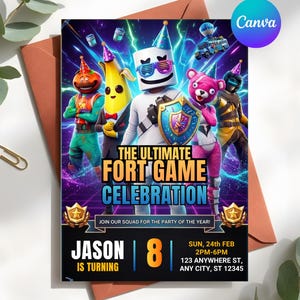 Fort birthday event サイン入りポスター　fortpeat Fortnight Birthday - Etsy