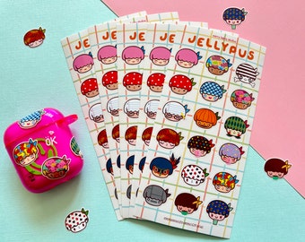 Jellypus Sticker Sheet (set of 2)