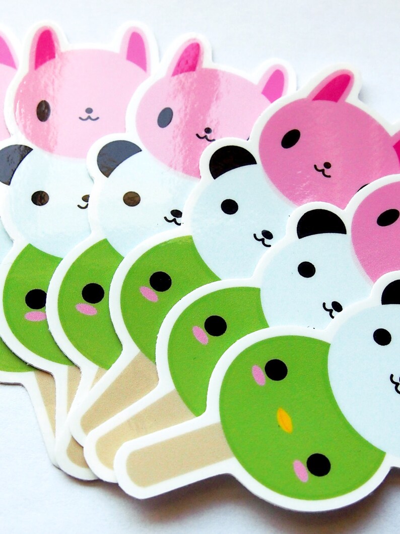 Dōbutsu Dango Vinyl sticker 2 stickers image 2