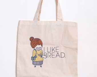 I Like Bread Nona Tote Bag