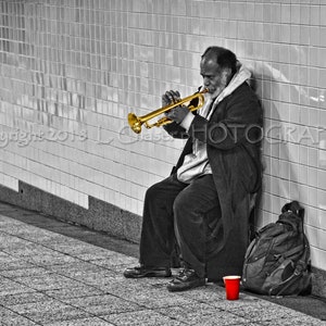 Trumpet in the Subway, New York City